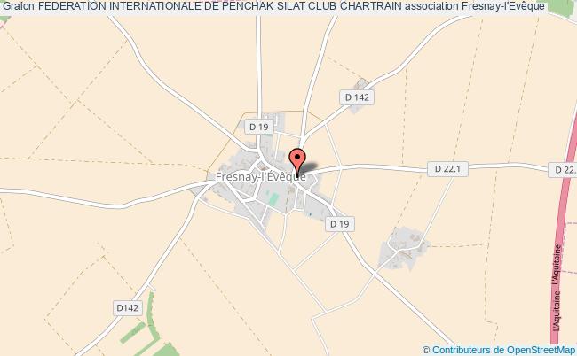 plan association Federation Internationale De Penchak Silat Club Chartrain Fresnay-l'Évêque