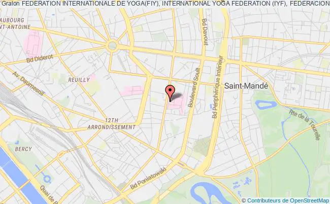 plan association Federation Internationale De Yoga(fiy), International Yoga Federation (iyf), Federacion Internacional De Yoga (fiy) Paris