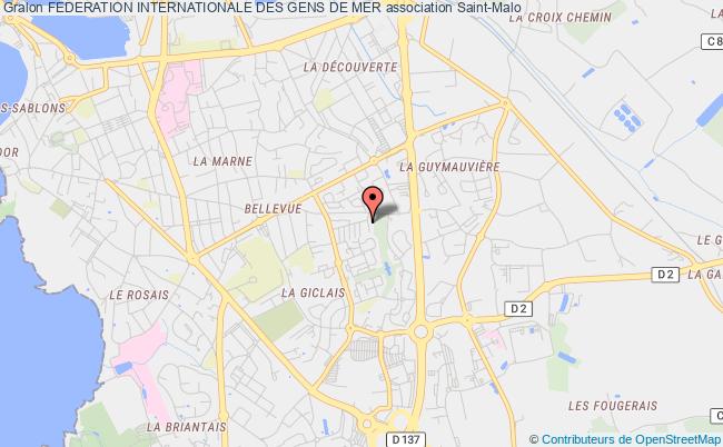 plan association Federation Internationale Des Gens De Mer Saint-Malo