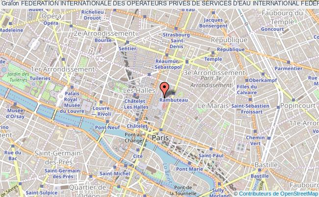 plan association Federation Internationale Des Operateurs Prives De Services D'eau International Federation Of Private Operators (aquafed) Paris