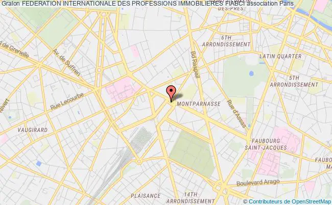 plan association Federation Internationale Des Professions Immobilieres Fiabci Paris