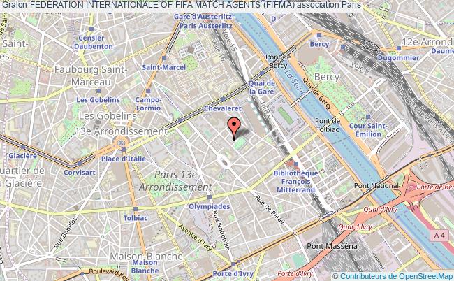 plan association Federation Internationale Of Fifa Match Agents (fifma) Paris