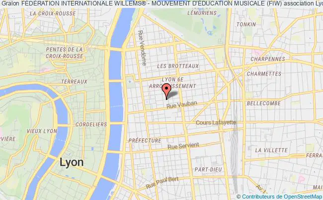 plan association FÉdÉration Internationale Willems® - Mouvement D'Éducation Musicale (fiw) Lyon