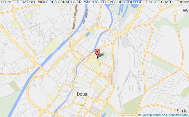 FEDERATION LAIQUE DES CONSEILS DE PARENTS D'ELEVES DES COLLEGE ET LYCEE CHATELET