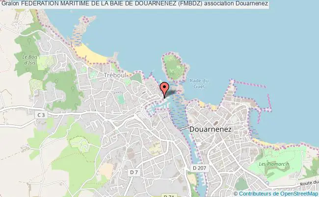 plan association Federation Maritime De La Baie De Douarnenez (fmbdz) Douarnenez