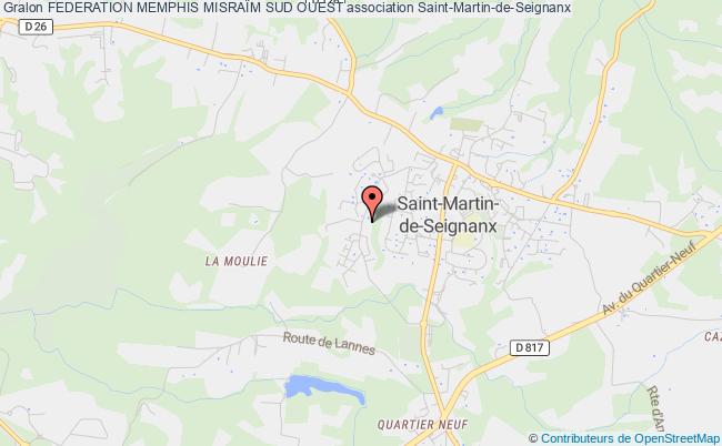 plan association Federation Memphis MisraÏm Sud Ouest Saint-Martin-de-Seignanx