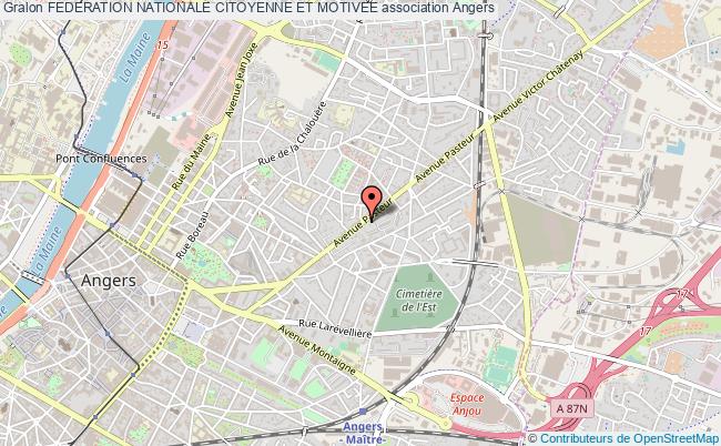 plan association Federation Nationale Citoyenne Et Motivee Angers