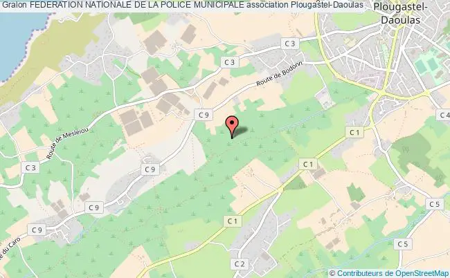 plan association Federation Nationale De La Police Municipale Plougastel-Daoulas