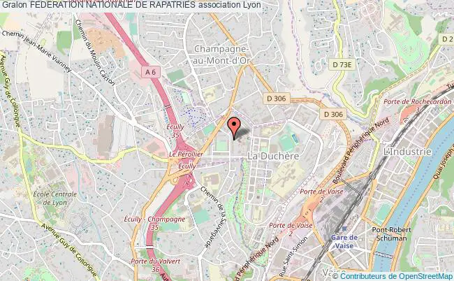 plan association Federation Nationale De Rapatries Lyon