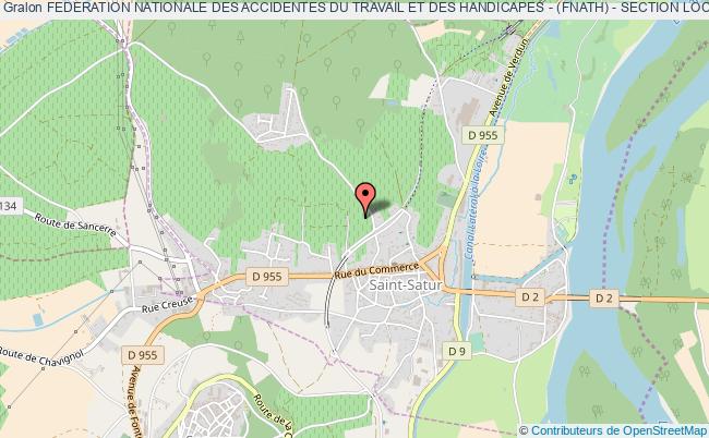 FEDERATION NATIONALE DES ACCIDENTES DU TRAVAIL ET DES HANDICAPES - (FNATH) - SECTION LOCALE DE ST-SATUR