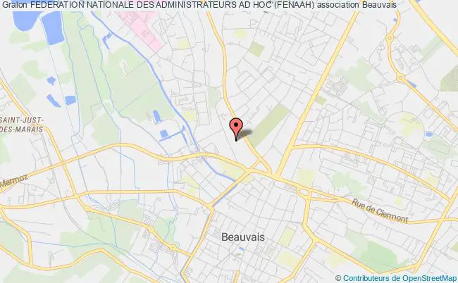plan association Federation Nationale Des Administrateurs Ad Hoc (fenaah) Beauvais