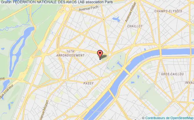 plan association Federation Nationale Des Amos Lab Paris