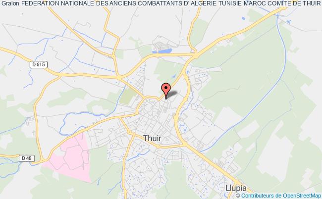plan association Federation Nationale Des Anciens Combattants D' Algerie Tunisie Maroc Comite De Thuir Thuir