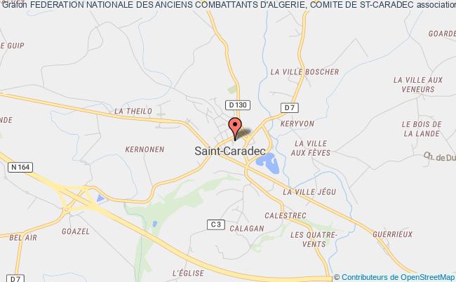 plan association Federation Nationale Des Anciens Combattants D'algerie, Comite De St-caradec Saint-Caradec