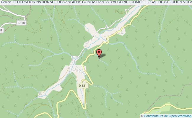 FEDERATION NATIONALE DES ANCIENS COMBATTANTS D'ALGERIE (COMITE LOCAL DE ST JULIEN VOCANCE)