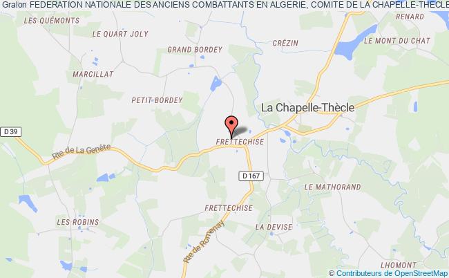 plan association Federation Nationale Des Anciens Combattants En Algerie, Comite De La Chapelle-thecle La    Chapelle-Thècle