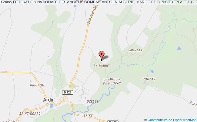 FEDERATION NATIONALE DES ANCIENS COMBATTANTS EN ALGERIE, MAROC ET TUNISIE (F.N.A.C.A.) - COMITE LOCAL D'ARDIN