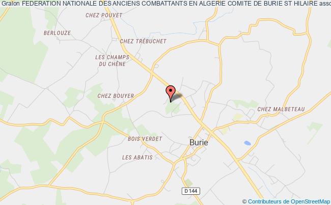 plan association Federation Nationale Des Anciens Combattants En Algerie Comite De Burie St Hilaire Burie