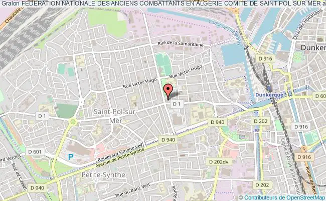 plan association Federation Nationale Des Anciens Combattants En Algerie Comite De Saint Pol Sur Mer Saint-Pol-sur-Mer