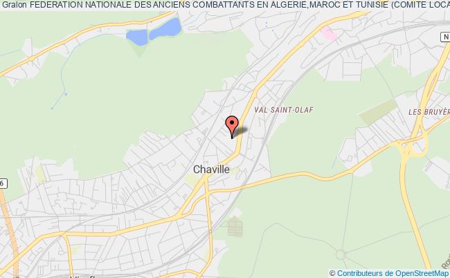 plan association Federation Nationale Des Anciens Combattants En Algerie,maroc Et Tunisie (comite Local De Chaville) Chaville