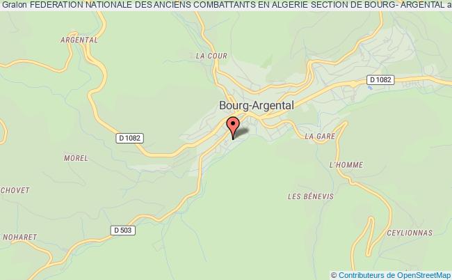 FEDERATION NATIONALE DES ANCIENS COMBATTANTS EN ALGERIE SECTION DE BOURG- ARGENTAL