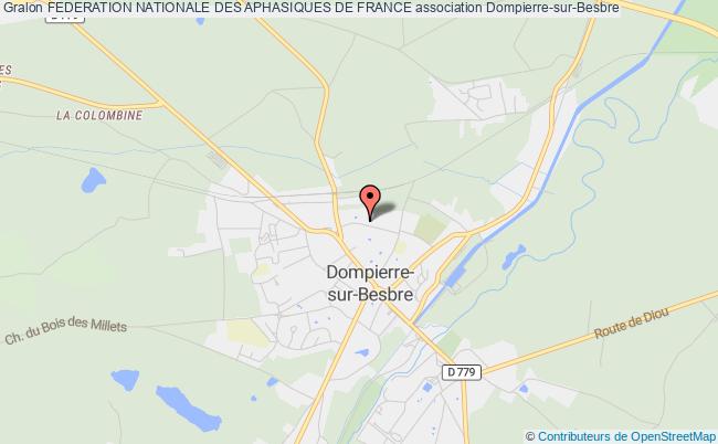 plan association Federation Nationale Des Aphasiques De France Dompierre-sur-Besbre