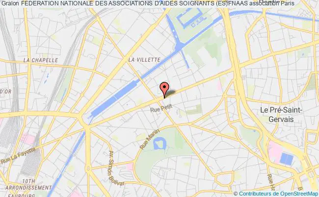 plan association Federation Nationale Des Associations D'aides Soignants (es)fnaas Paris cedex 19