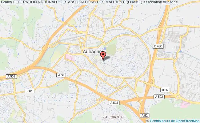 plan association Federation Nationale Des Associations Des Maitres E (fname) Aubagne