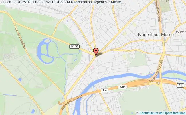 plan association Federation Nationale Des C M R Nogent-sur-Marne
