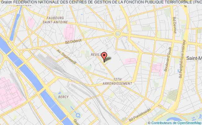 plan association Federation Nationale Des Centres De Gestion De La Fonction Publique Territoriale (fncdg) Paris