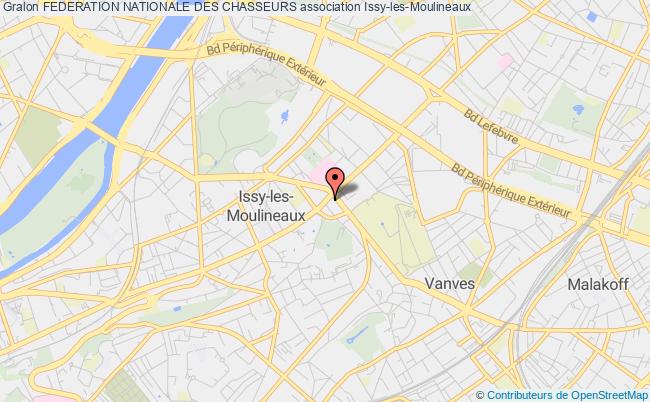 plan association Federation Nationale Des Chasseurs Issy-les-Moulineaux