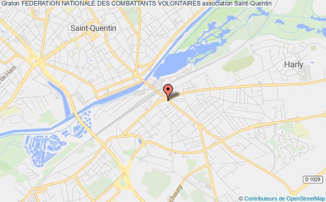 plan association Federation Nationale Des Combattants Volontaires Saint-Quentin