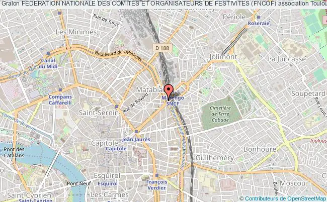 plan association Federation Nationale Des Comites Et Organisateurs De Festivites (fncof) Toulouse