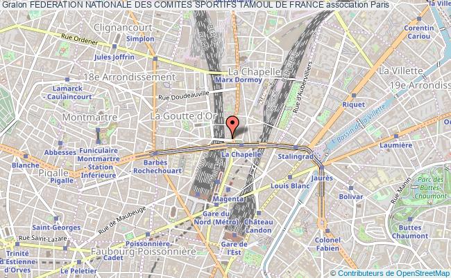 plan association Federation Nationale Des Comites Sportifs Tamoul De France Paris