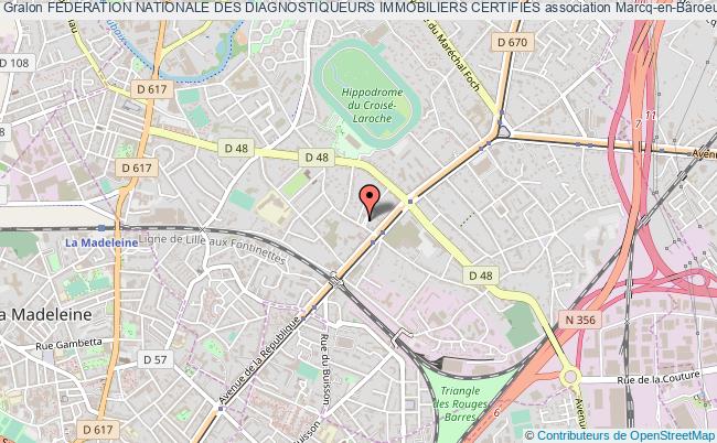 plan association Federation Nationale Des Diagnostiqueurs Immobiliers Certifies Marcq-en-Baroeul