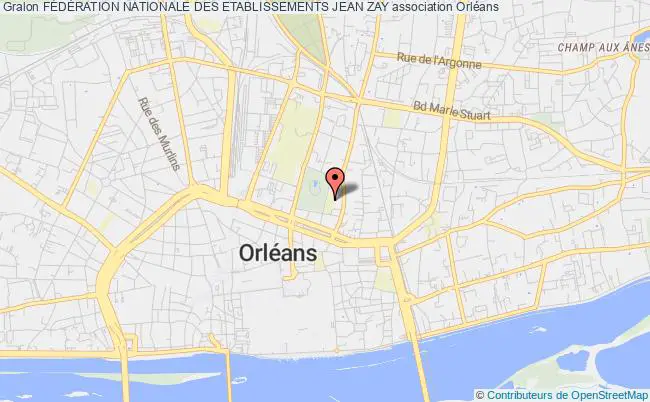 plan association FÉdÉration Nationale Des Etablissements Jean Zay Orléans