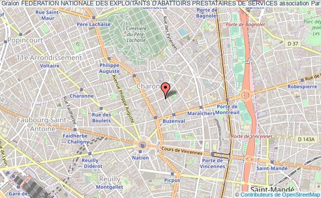 plan association Federation Nationale Des Exploitants D'abattoirs Prestataires De Services Paris