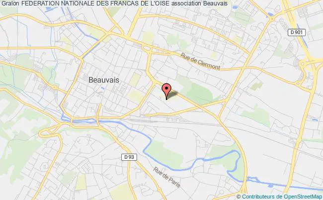 plan association Federation Nationale Des Francas De L'oise Beauvais