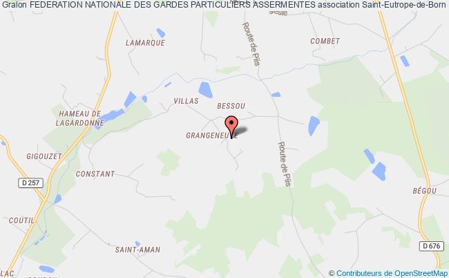 plan association Federation Nationale Des Gardes Particuliers Assermentes Saint-Eutrope-de-Born