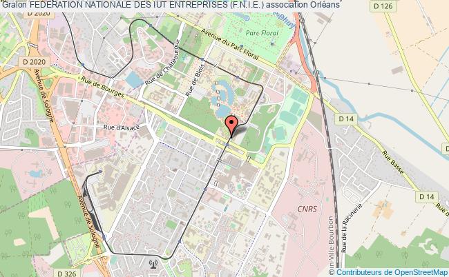 plan association Federation Nationale Des Iut Entreprises (f.n.i.e.) Orléans