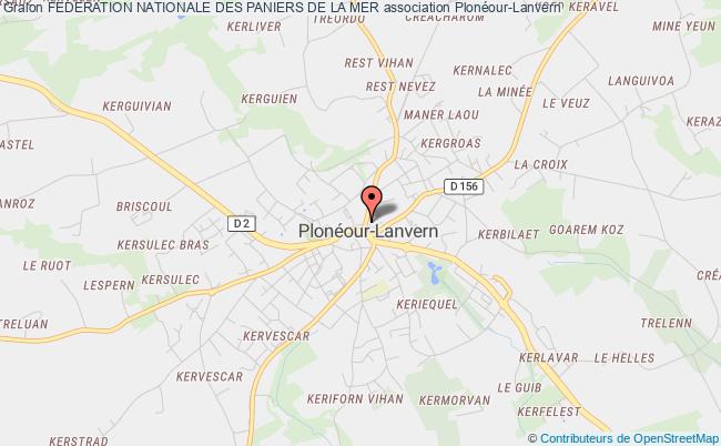 plan association Federation Nationale Des Paniers De La Mer Plonéour-Lanvern