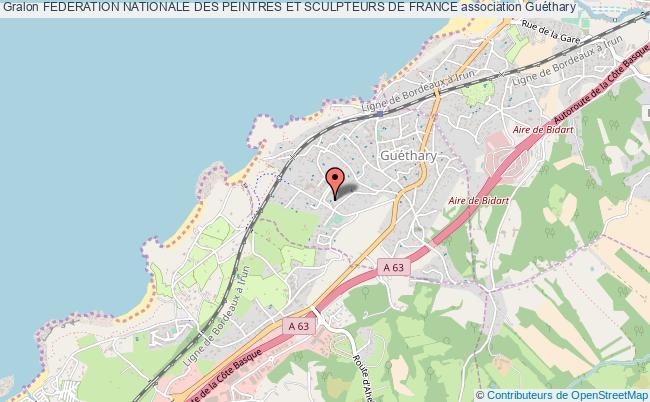 plan association Federation Nationale Des Peintres Et Sculpteurs De France Guéthary