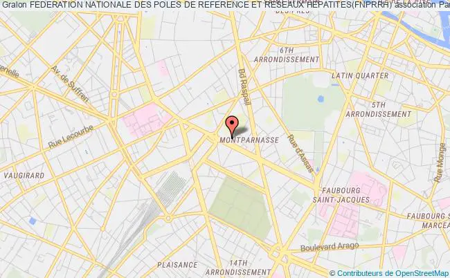 plan association Federation Nationale Des Poles De Reference Et Reseaux Hepatites(fnprrh) Paris
