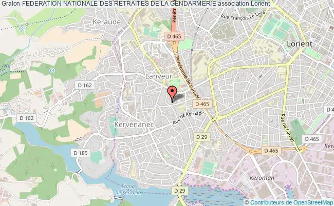 plan association Federation Nationale Des Retraites De La Gendarmerie Lorient