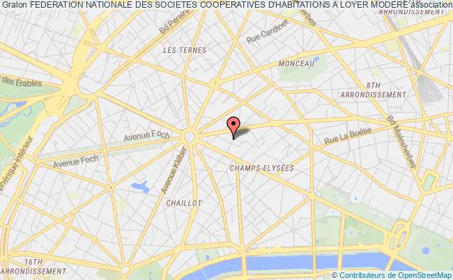 plan association Federation Nationale Des Societes Cooperatives D'habitations A Loyer Modere Paris