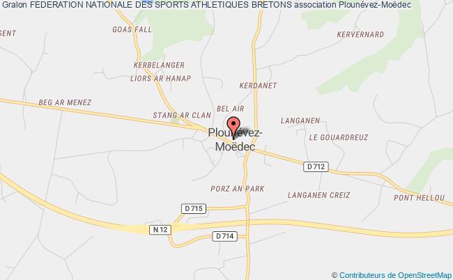 plan association Federation Nationale Des Sports Athletiques Bretons Plounévez-Moëdec