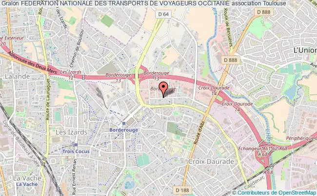 plan association Federation Nationale Des Transports De Voyageurs Occitanie Toulouse Cedex 2