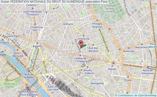 plan association FÉdÉration Nationale Du Droit Du NumÉrique Paris