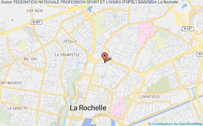plan association FÉdÉration Nationale Profession Sport Et Loisirs (fnpsl) La Rochelle