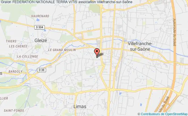 plan association Federation Nationale Terra Vitis Villefranche-sur-Saône